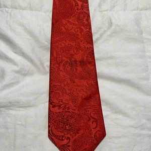 GALLIEN - RED PAISLEY - SILK TIE